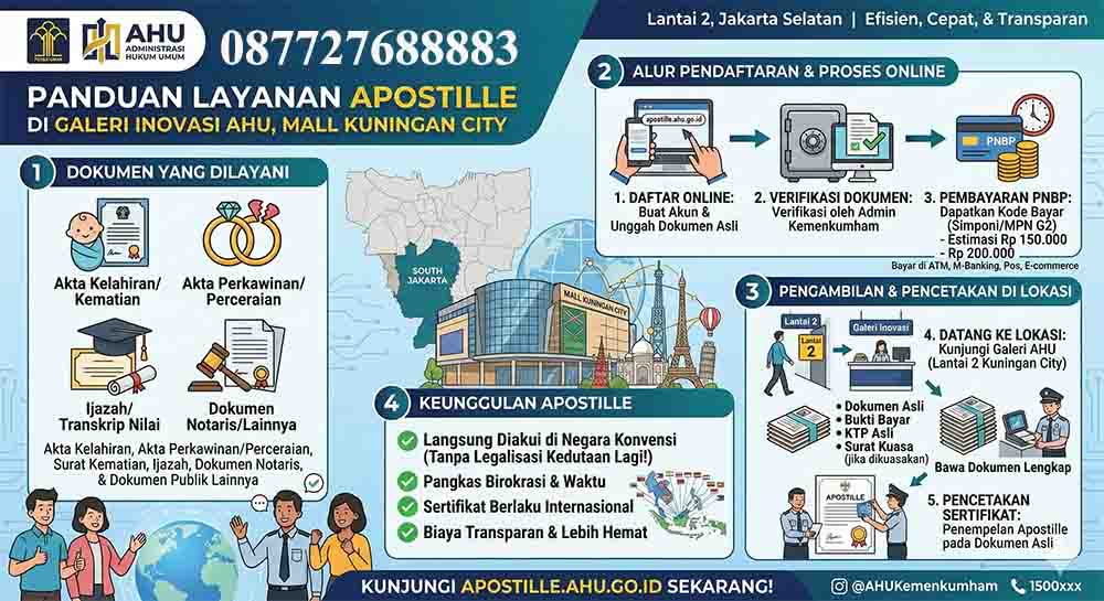 infografis layanan apostille di kuningan city