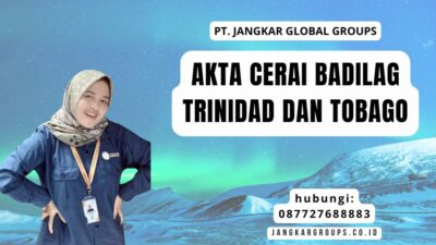 Akta Cerai Badilag Trinidad dan Tobago