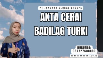 Akta Cerai Badilag Turki