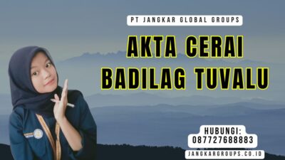 Akta Cerai Badilag Tuvalu