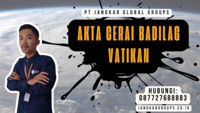 Akta Cerai Badilag Vatikan