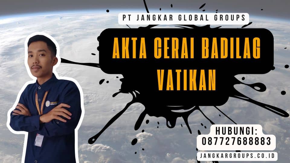 Akta Cerai Badilag Vatikan