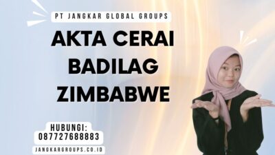 Akta Cerai Badilag Zimbabwe