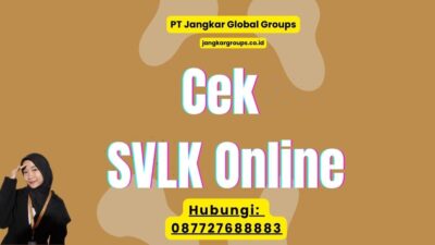 Cek SVLK Online