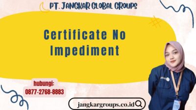 Certificate No Impediment