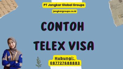 Contoh Telex Visa