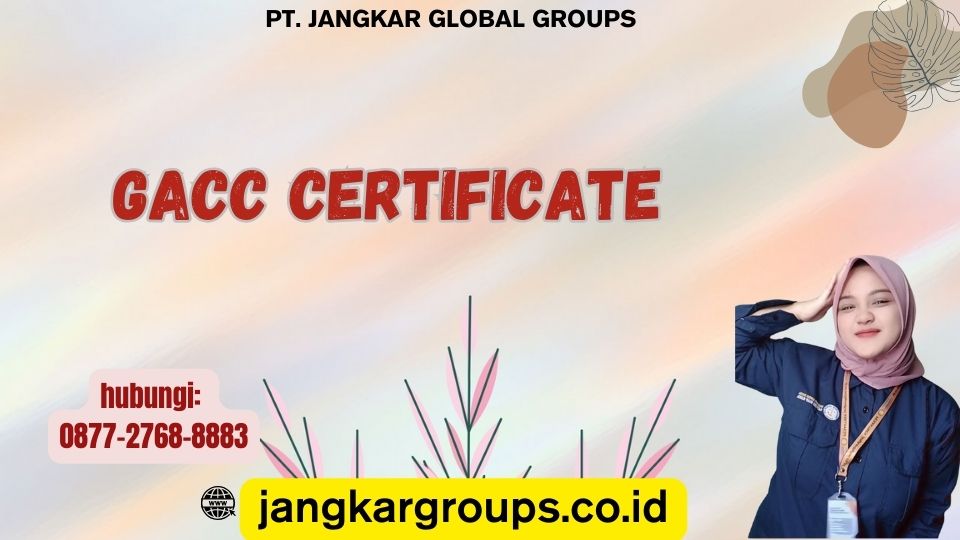 GACC Certificate