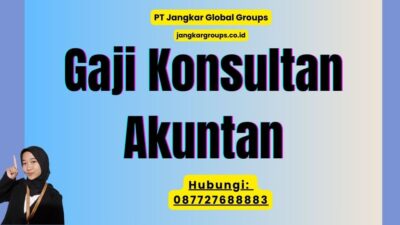 Gaji Konsultan Akuntan
