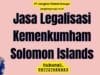 Jasa Legalisasi Kemenkumham Solomon Islands