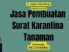 Jasa Pembuatan Surat Karantina Tanaman