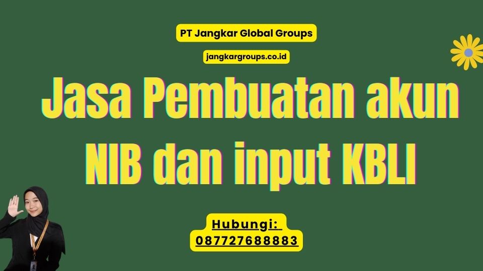 Jasa Pembuatan akun NIB dan input KBLI