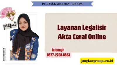 Layanan Legalisir Akta Cerai Online