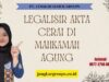 Legalisir Akta Cerai Di Mahkamah Agung