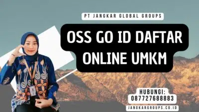 Oss Go Id Daftar Online Umkm