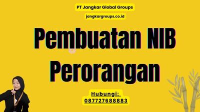 Pembuatan NIB Perorangan