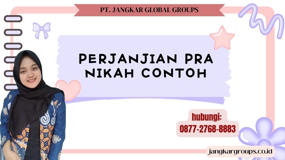 Perjanjian Pra Nikah Contoh