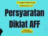 Persyaratan Diklat AFF
