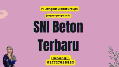SNI Beton Terbaru