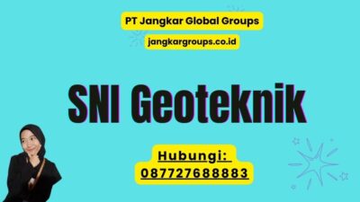 SNI Geoteknik