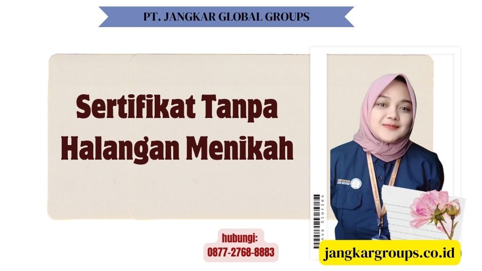 Sertifikat Tanpa Halangan Menikah