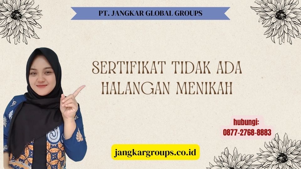 Sertifikat Tidak Ada Halangan Menikah