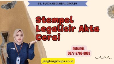 Stempel Legalisir Akta Cerai