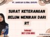 Surat Keterangan Belum Menikah Dari Rt