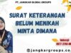 Surat Keterangan Belum Menikah Minta Dimana