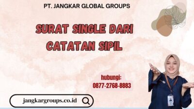 Surat Single Dari Catatan Sipil