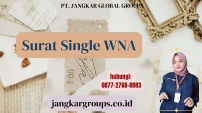 Surat Single WNA