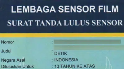 Surat Tanda Lulus Sensor