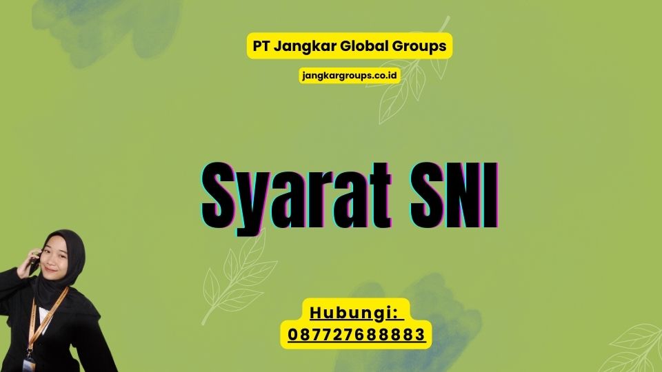 Syarat SNI