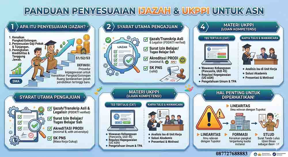 infografis penyesuaian ijazah