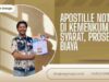 Apostille Notaris di Kemenkumham Syarat, Prosedur, Biaya