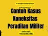 Contoh Kasus Koneksitas Peradilan Militer