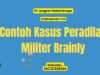 Contoh Kasus Peradilan Militer Brainly
