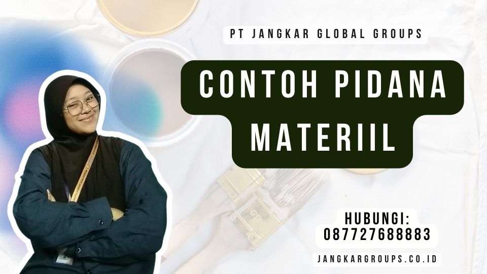 Contoh Pidana Materiil