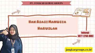 Hak Asasi Manusia Haruslah