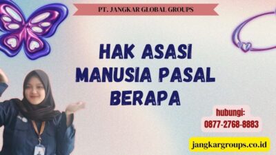 Hak Asasi Manusia Pasal Berapa