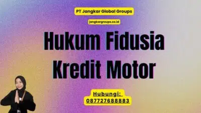 Hukum Fidusia Kredit Motor