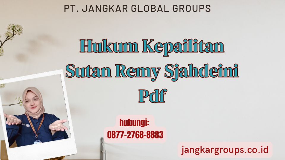 Hukum Kepailitan Sutan Remy Sjahdeini Pdf