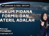 Hukum Pidana Formil Dan Materil Adalah