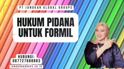 Hukum Pidana Untuk Formil
