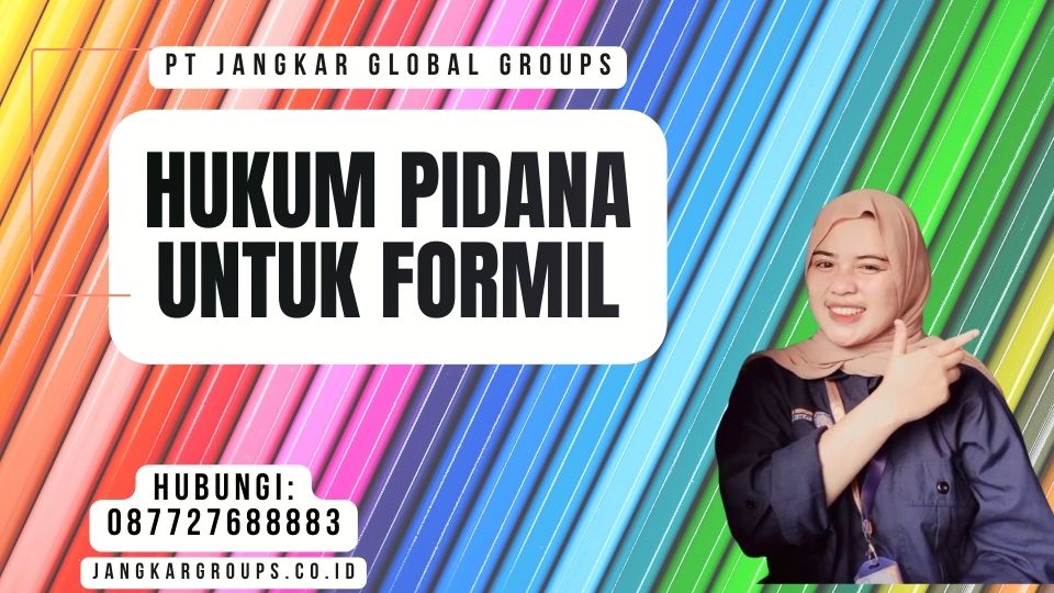 Hukum Pidana Untuk Formil