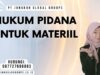 Hukum Pidana Untuk Materiil