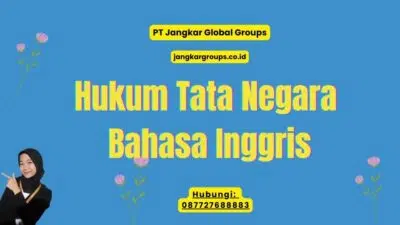 Hukum Tata Negara Bahasa Inggris
