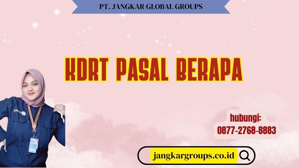 KDRT Pasal Berapa