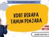 Kdrt Berapa Tahun Penjara
