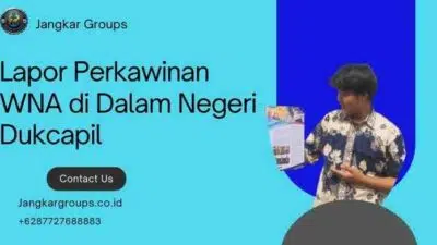 Lapor Perkawinan WNA di Dalam Negeri Dukcapil