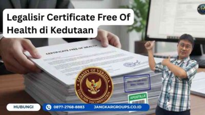 Legalisir Certificate Free Of Health di Kedutaan